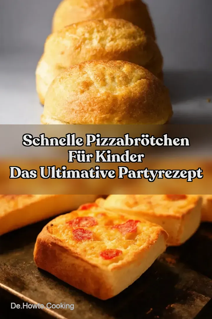 Schnelle Pizzabr&ouml;tchen f&uuml;r Kinder Das ultimative PartyRezept