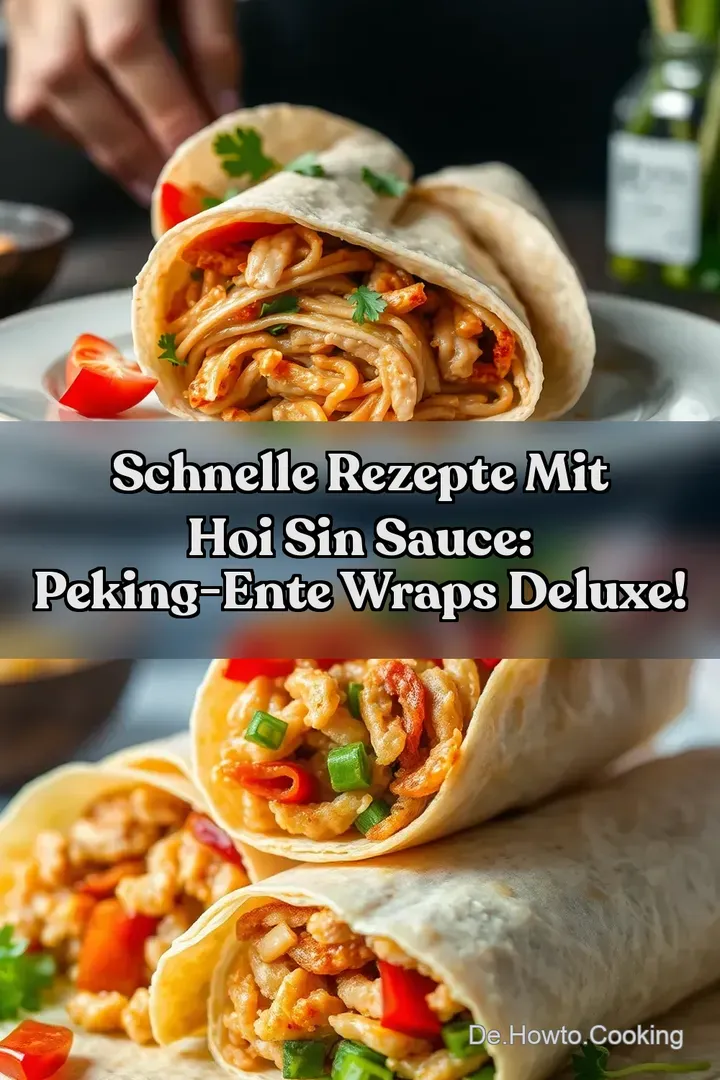 Schnelle Rezepte mit Hoi Sin Sauce: Peking-Ente Wraps Deluxe!