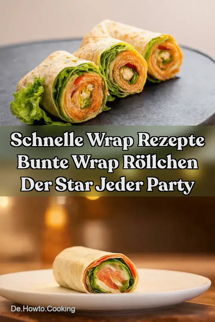 Schnelle Wrap Rezepte Bunte Wrap R&ouml;llchen Der Star jeder Party