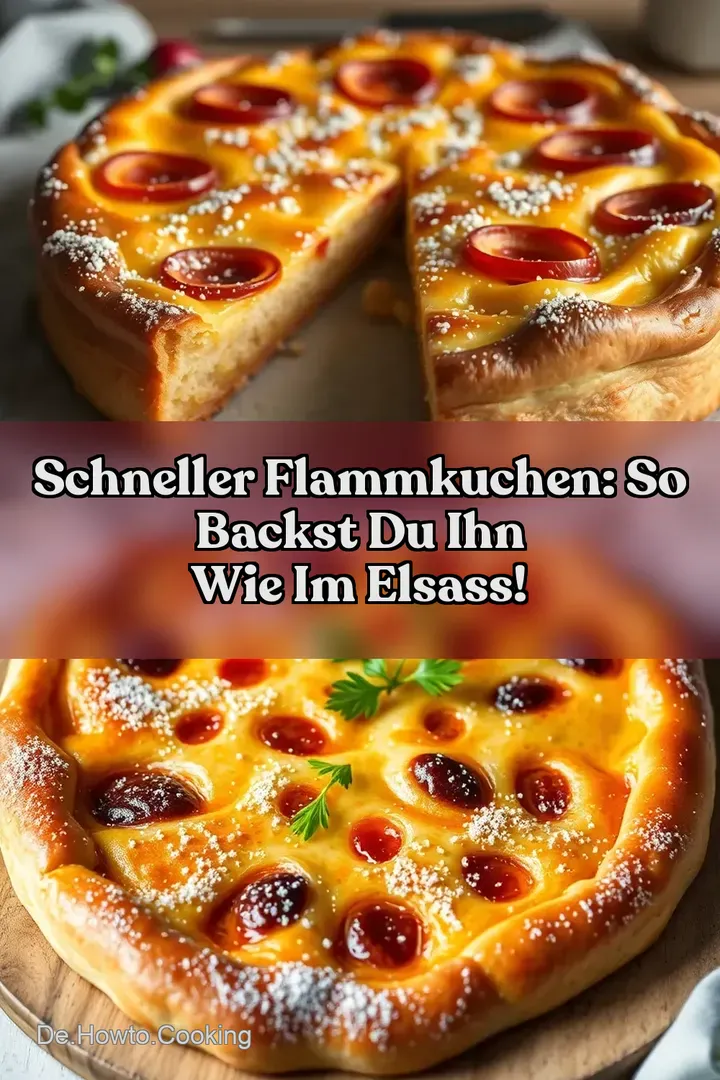 Schneller Flammkuchen: So backst du ihn wie im Elsass!