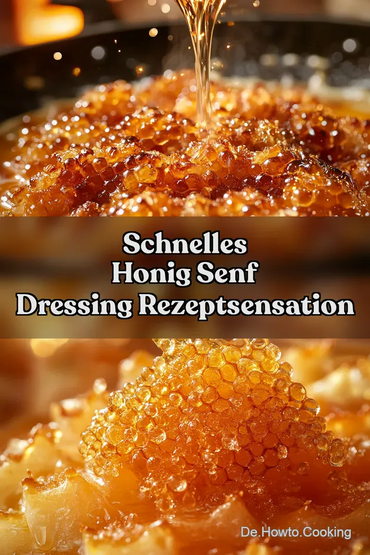 Schnelles Honig Senf Dressing RezeptSensation