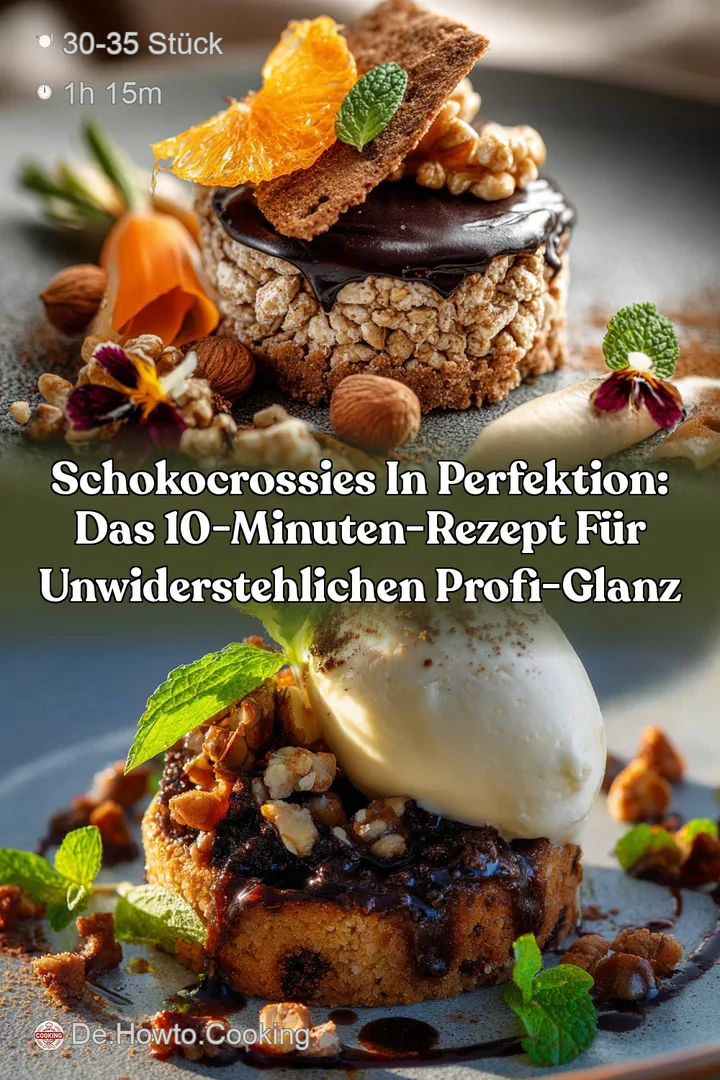Schokocrossies in Perfektion: Das 10-Minuten-Rezept f&uuml;r unwiderstehlichen Profi-Glanz