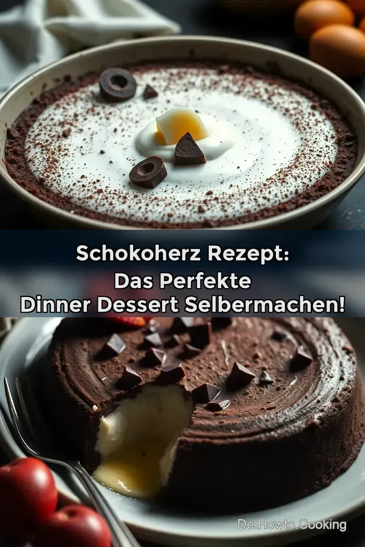 Schokoherz Rezept: Das Perfekte Dinner Dessert Selbermachen!