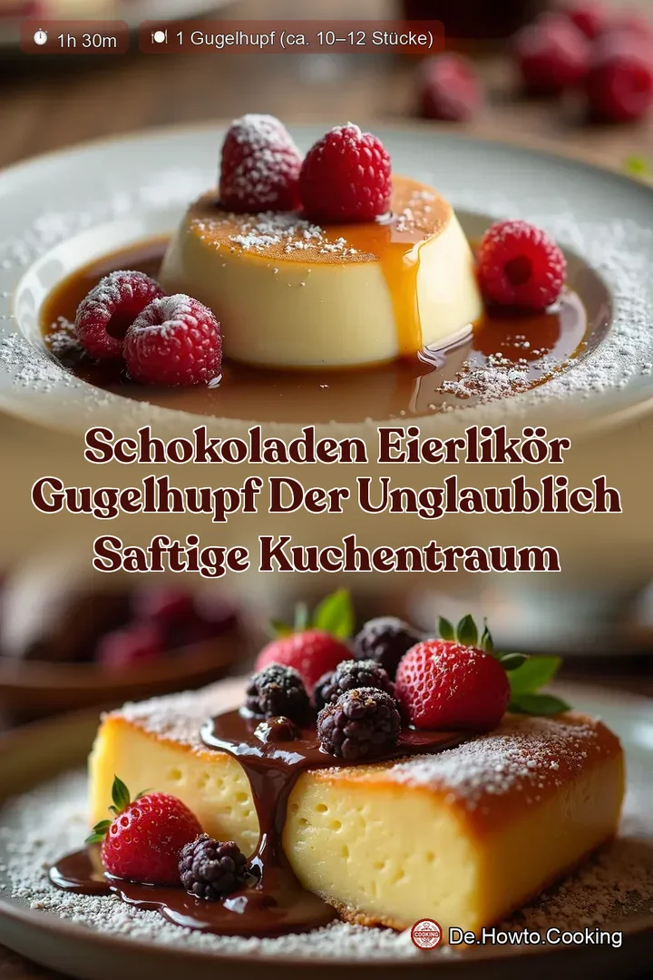 Schokoladen Eierlik&ouml;r Gugelhupf Der unglaublich saftige KuchenTraum