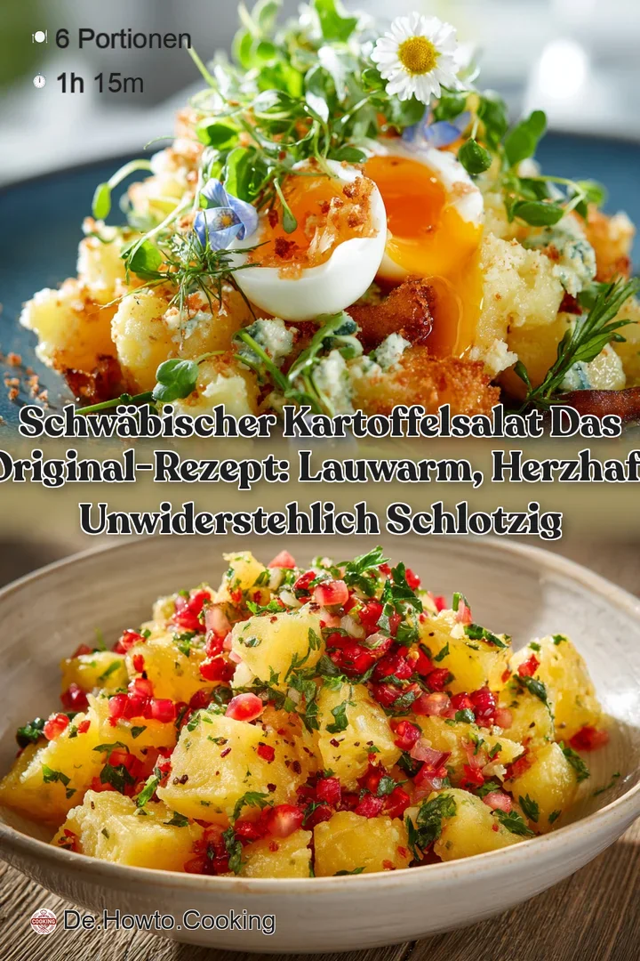 Schw&auml;bischer Kartoffelsalat Das Original-Rezept: Lauwarm herzhaft unwiderstehlich schlotzig