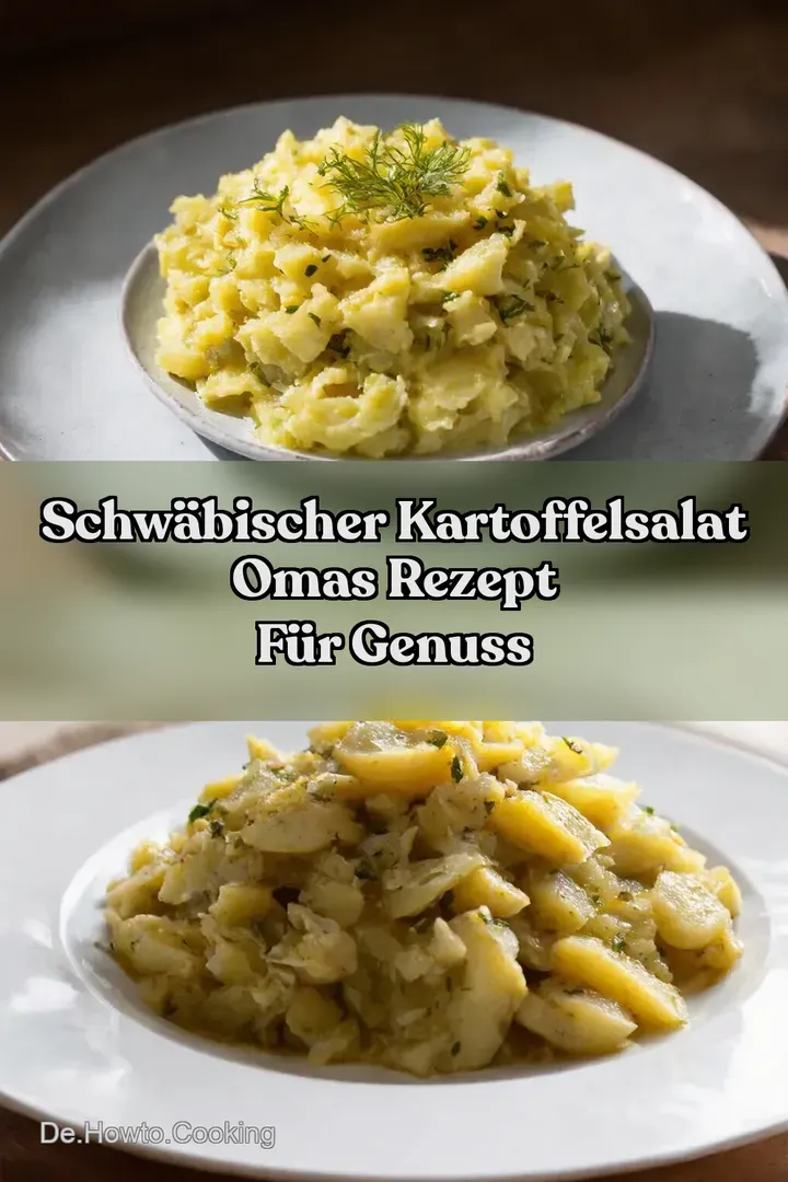 Schw&auml;bischer Kartoffelsalat Omas Rezept f&uuml;r Genuss
