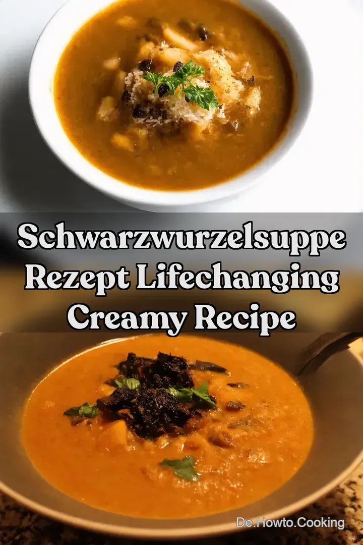 Schwarzwurzelsuppe Rezept LifeChanging Creamy Recipe