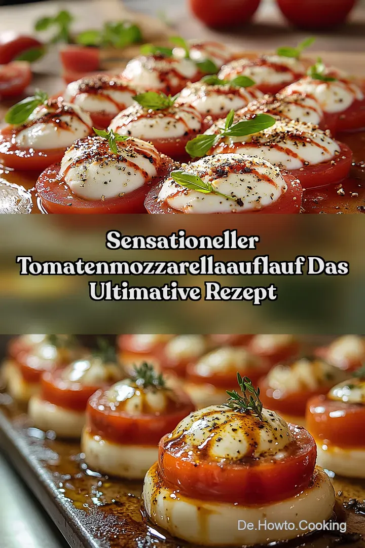 Sensationeller TomatenMozzarellaAuflauf Das ultimative Rezept
