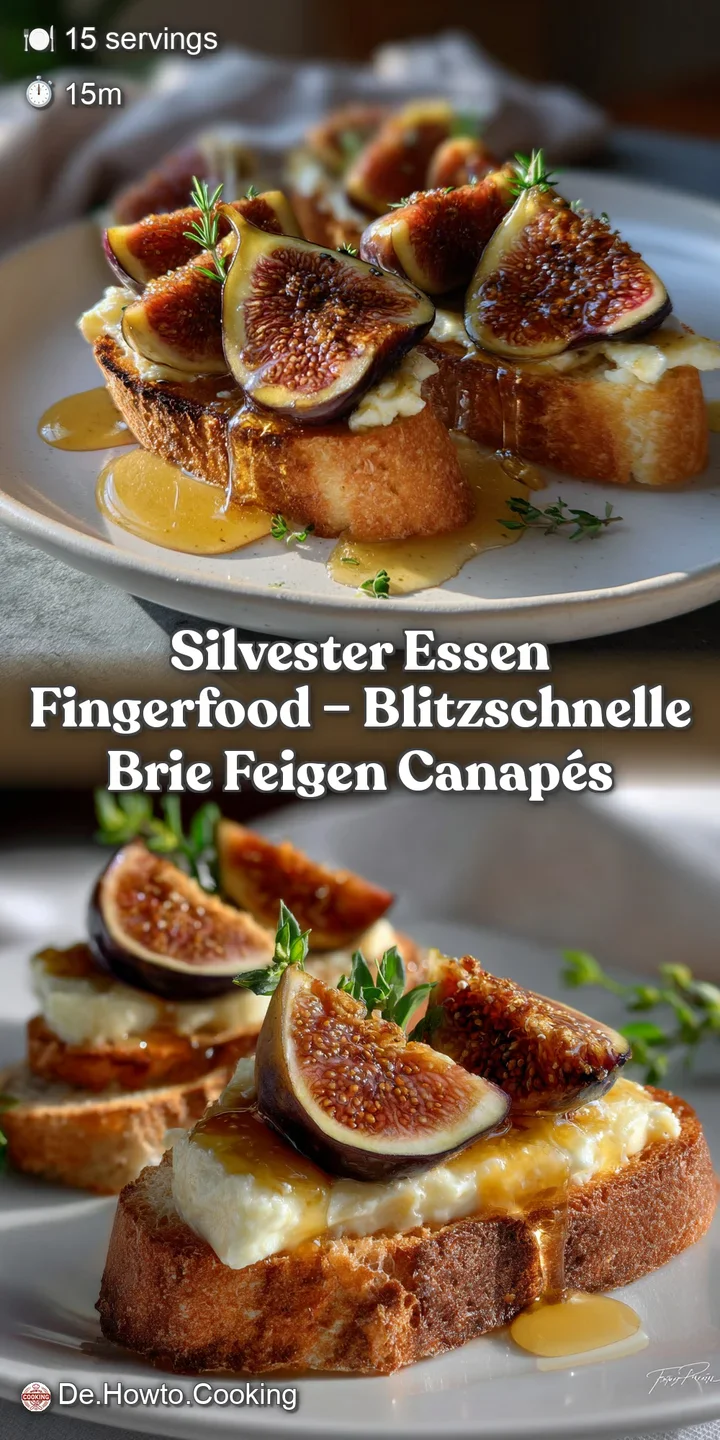 Close-up of a warm, melted brie canap&eacute;, showcasing a bubbling, golden-brown cheese texture against a ruby-red cranberry an...