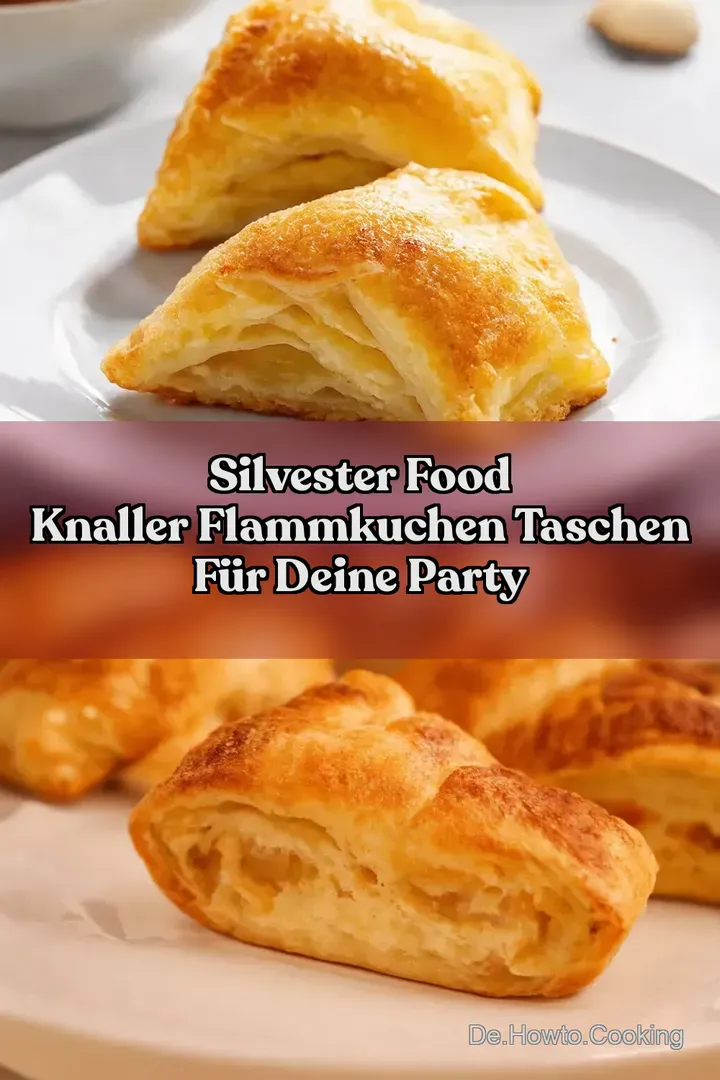 Silvester Food Knaller Flammkuchen Taschen f&uuml;r deine Party