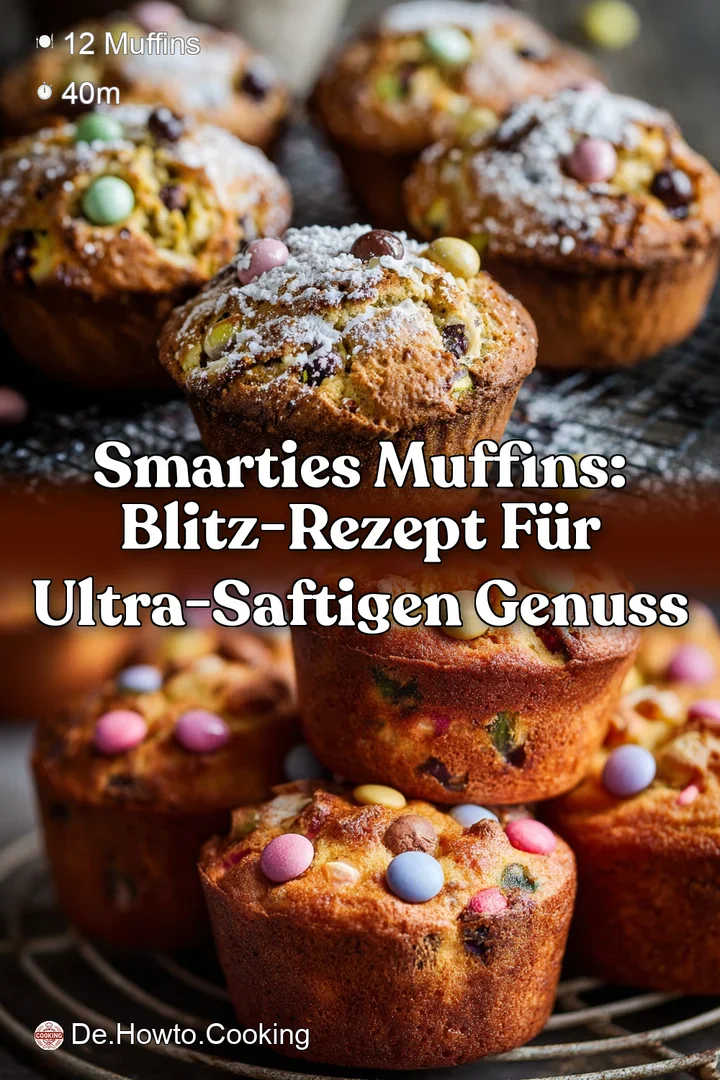 Smarties Muffins: Blitz-Rezept f&uuml;r ultra-saftigen Genuss