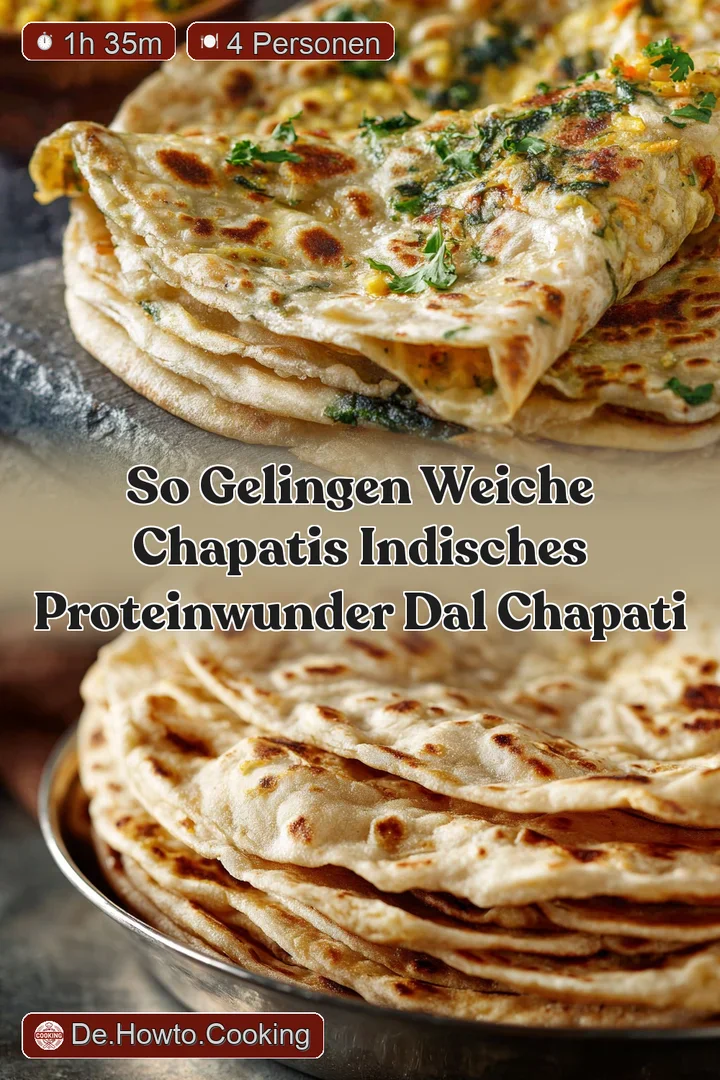 So gelingen weiche Chapatis Indisches ProteinWunder Dal Chapati
