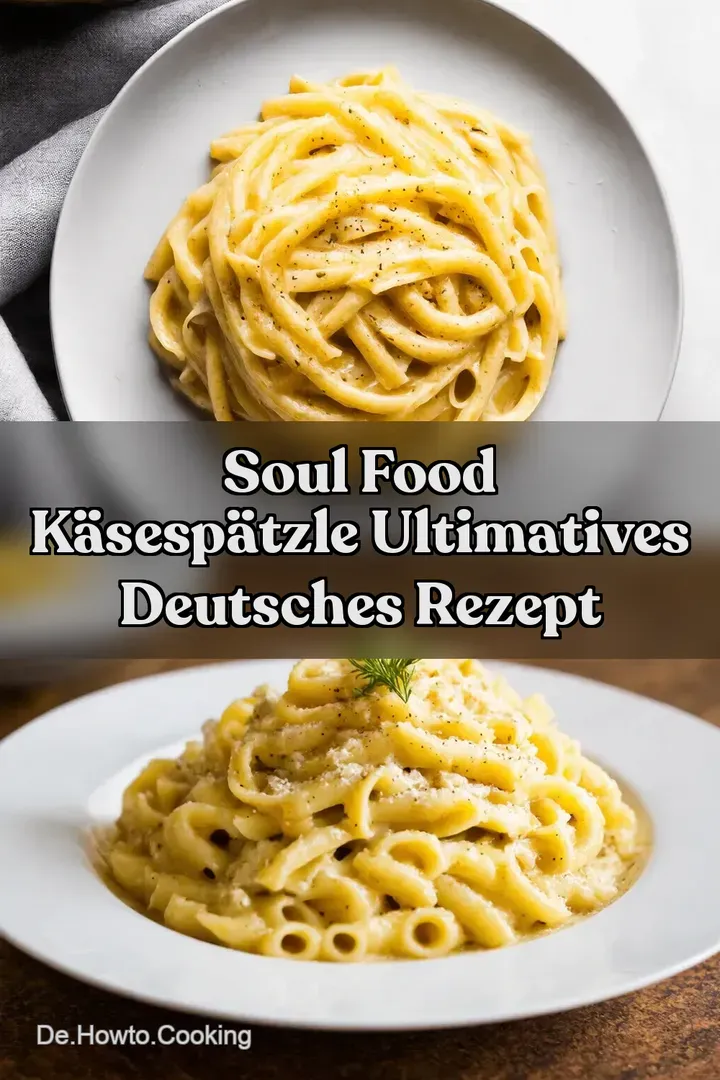 Soul Food K&auml;sesp&auml;tzle Ultimatives Deutsches Rezept