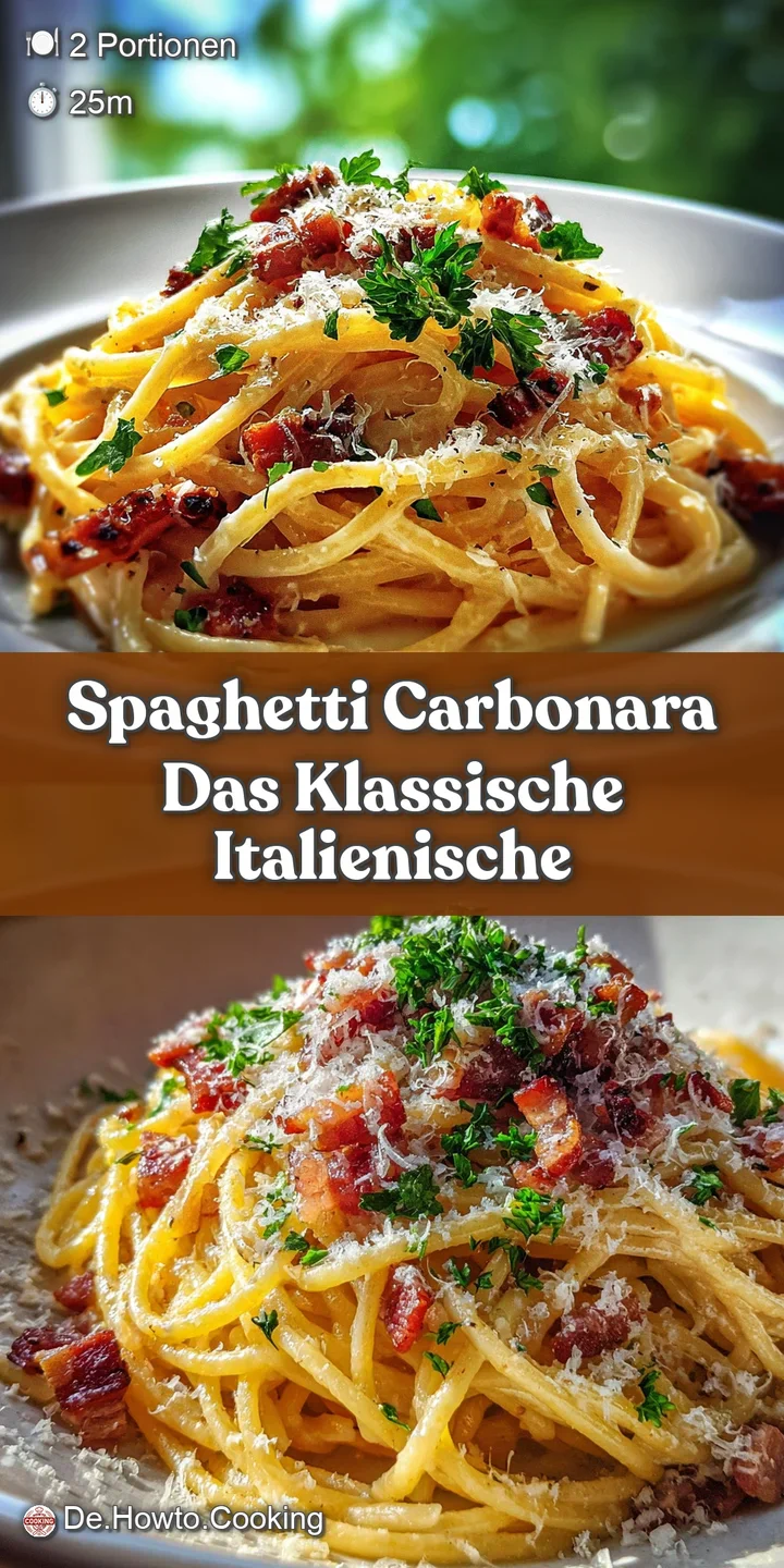 Close-up of glistening spaghetti carbonara. Visible bits of rendered guanciale and cracked black pepper. Creamy sauce.