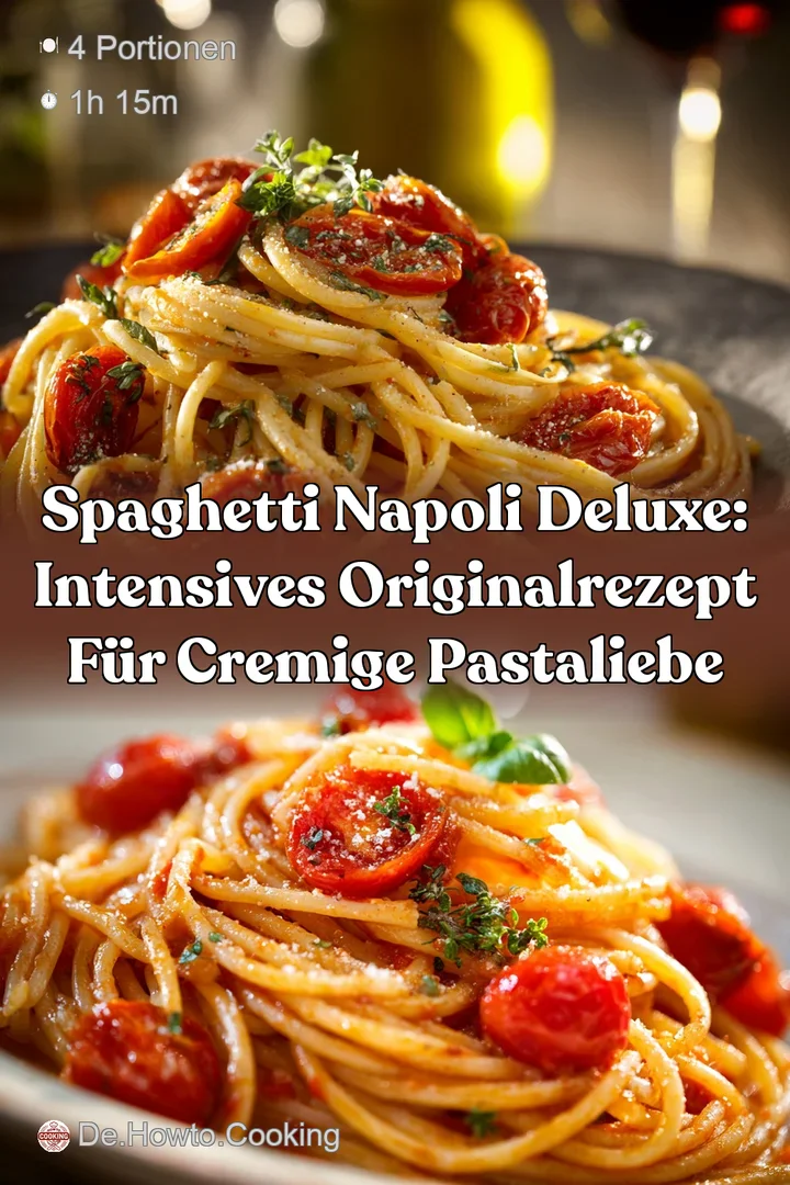 Spaghetti Napoli Deluxe: Intensives Originalrezept f&uuml;r cremige Pastaliebe
