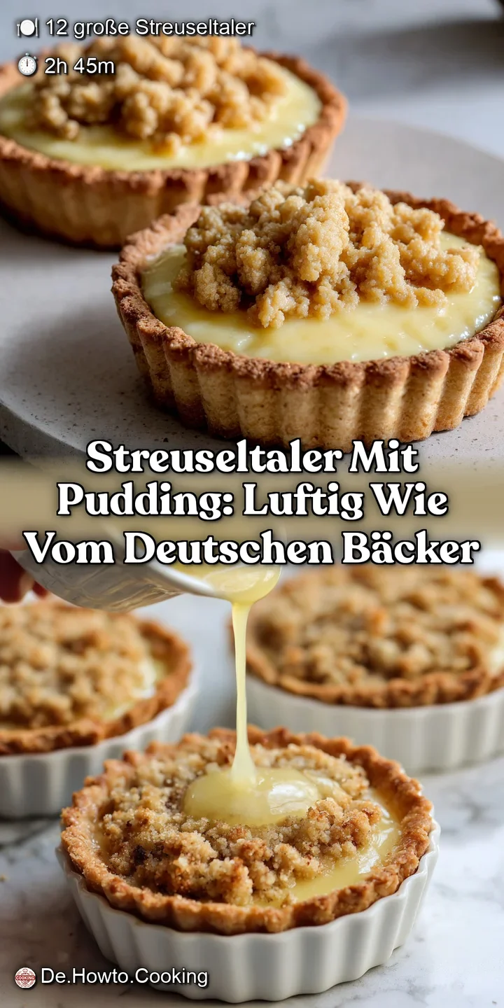 Streuseltaler mit Pudding: Luftig wie vom deutschen B&auml;cker