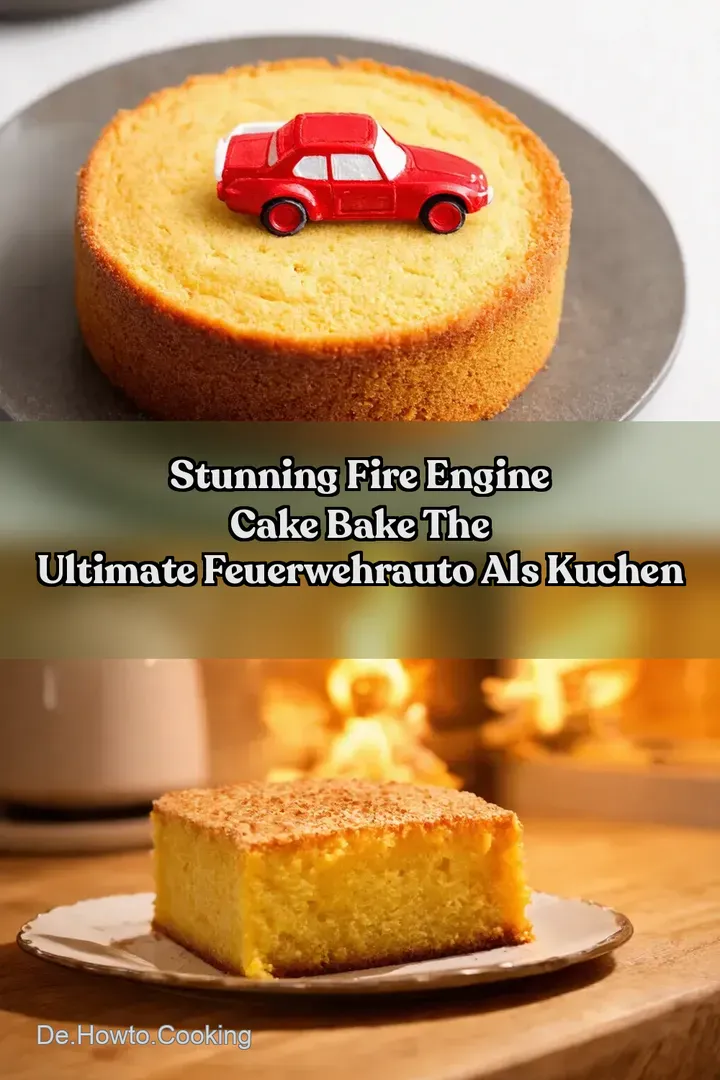 Stunning Fire Engine Cake Bake The Ultimate Feuerwehrauto Als Kuchen