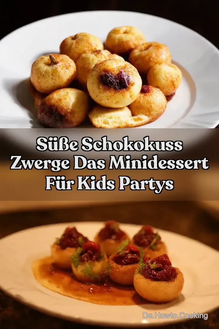 S&uuml;&szlig;e Schokokuss Zwerge Das MiniDessert f&uuml;r Kids Partys