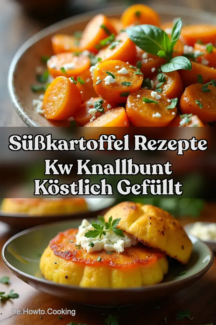 S&uuml;&szlig;kartoffel Rezepte kw Knallbunt K&ouml;stlich gef&uuml;llt