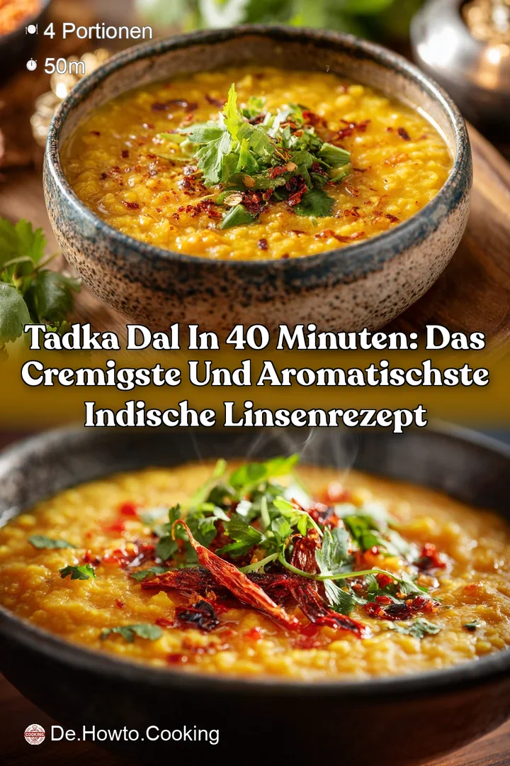 Tadka Dal in 40 Minuten: Das cremigste und aromatischste indische Linsenrezept