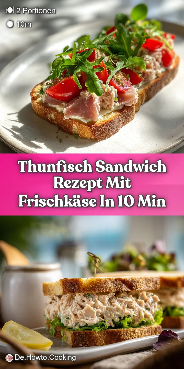 Close-up of a tuna sandwich; flakes of tuna glisten with a creamy spread, contrasted with a crusty multigrain bread slice.