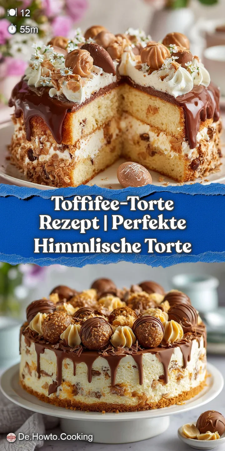 Close-up showcases the creamy, nutty layers of a no-bake chocolate torte. Caramel swirls and chopped hazelnuts entice the ...