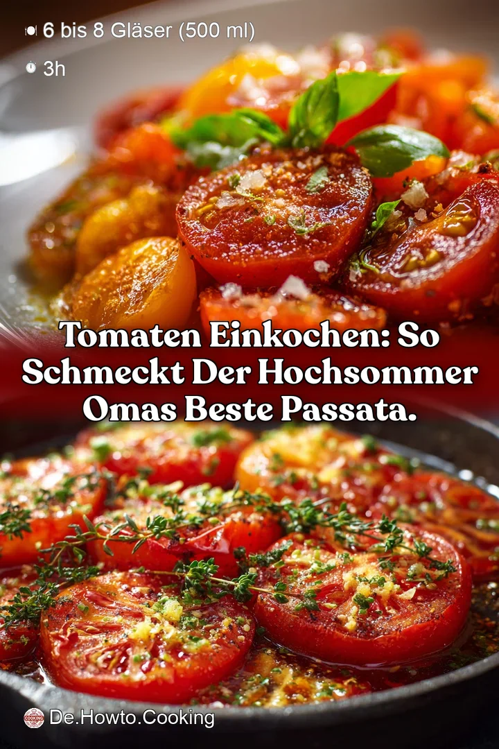 Tomaten einkochen: So schmeckt der Hochsommer Omas beste Passata.
