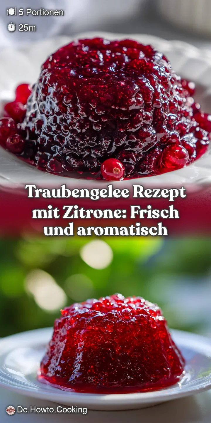 Close-up of translucent grape jelly, vibrant flecks of lemon zest suspended, catching the light. Inviting, refreshing des...