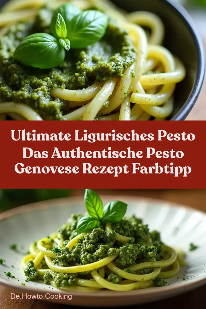 Ultimate Ligurisches Pesto Das Authentische Pesto Genovese Rezept Farbtipp