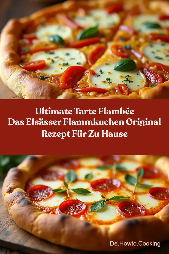 ULTIMATE Tarte Flamb&eacute;e Das Els&auml;sser Flammkuchen Original Rezept f&uuml;r zu Hause