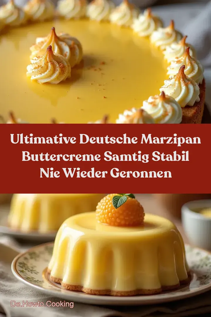 Ultimative Deutsche Marzipan Buttercreme Samtig Stabil Nie Wieder Geronnen
