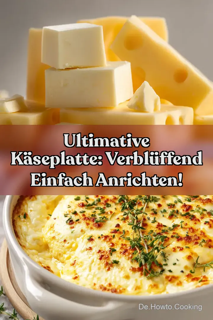 Ultimative K&auml;seplatte: Verbl&uuml;ffend Einfach Anrichten!