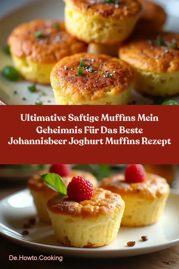 Ultimative Saftige Muffins Mein Geheimnis für das beste Johannisbeer Joghurt Muffins Rezept