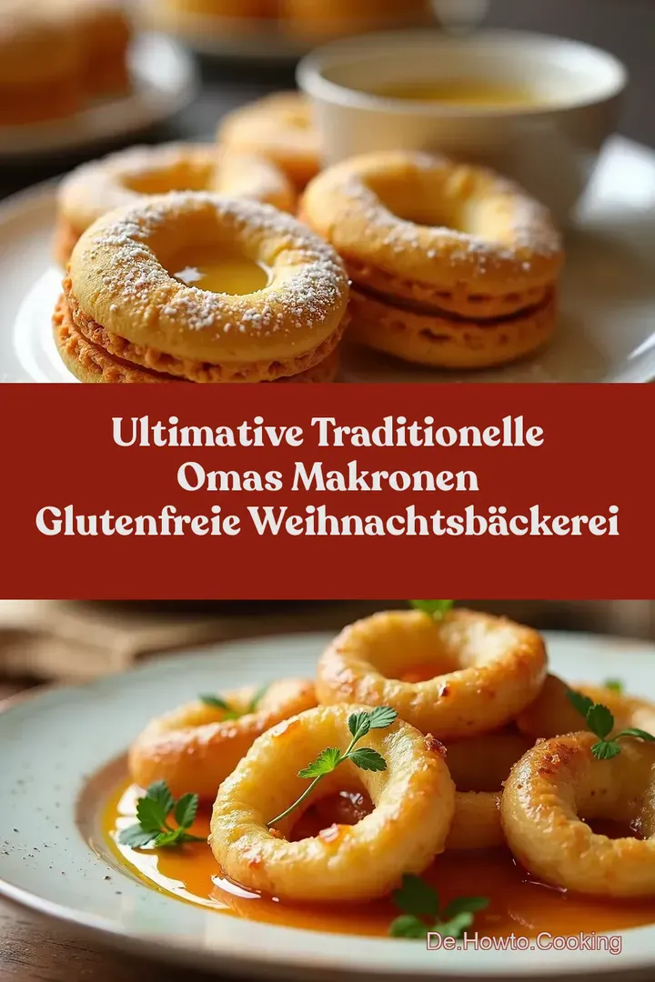 Ultimative Traditionelle Omas Makronen Glutenfreie Weihnachtsbäckerei