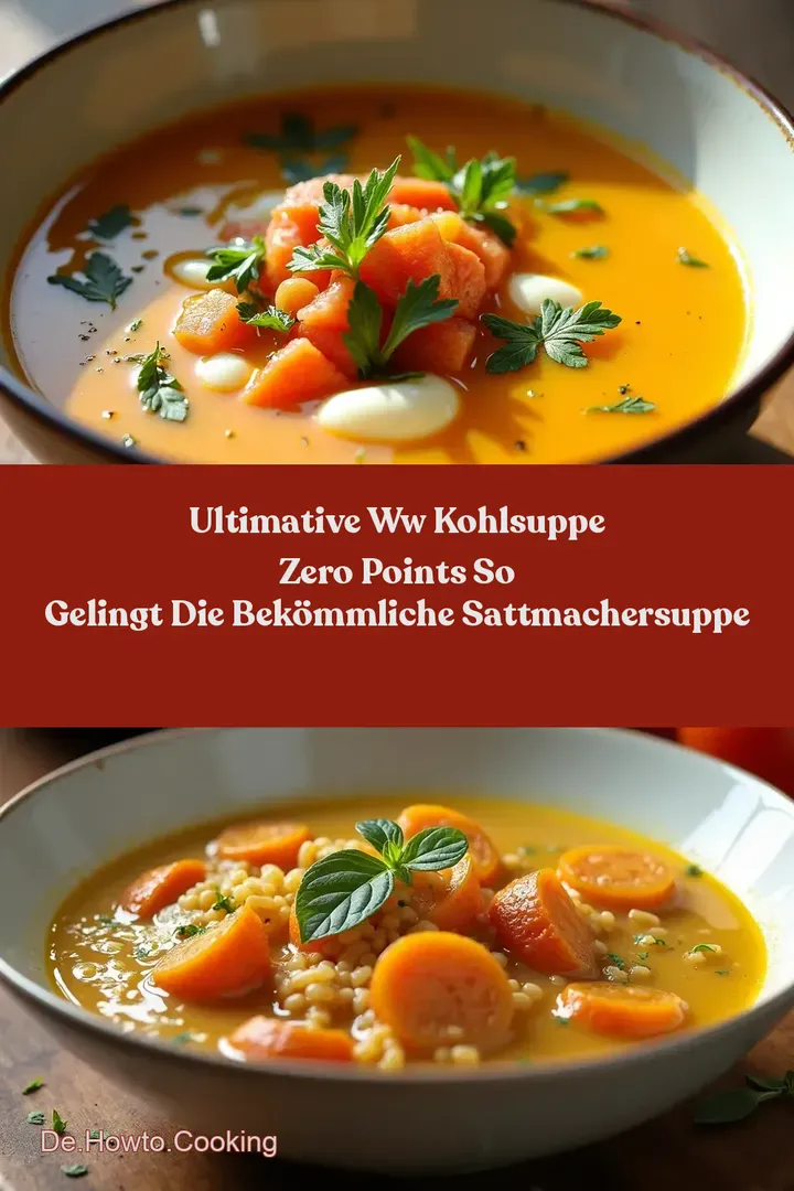 Ultimative WW Kohlsuppe Zero Points So gelingt die bek&ouml;mmliche SattmacherSuppe