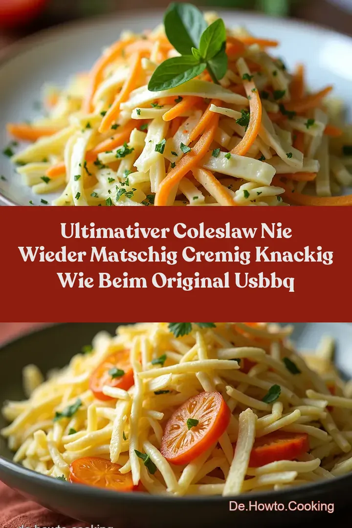 Ultimativer Coleslaw Nie Wieder Matschig Cremig Knackig Wie Beim Original USBBQ