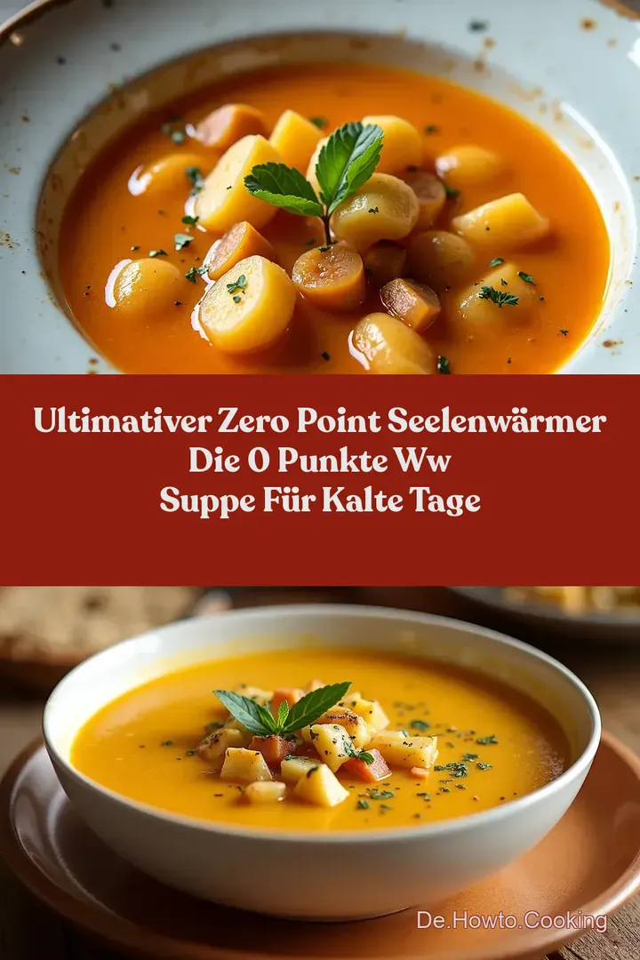 Ultimativer Zero Point Seelenwärmer Die 0 Punkte WW Suppe für kalte Tage