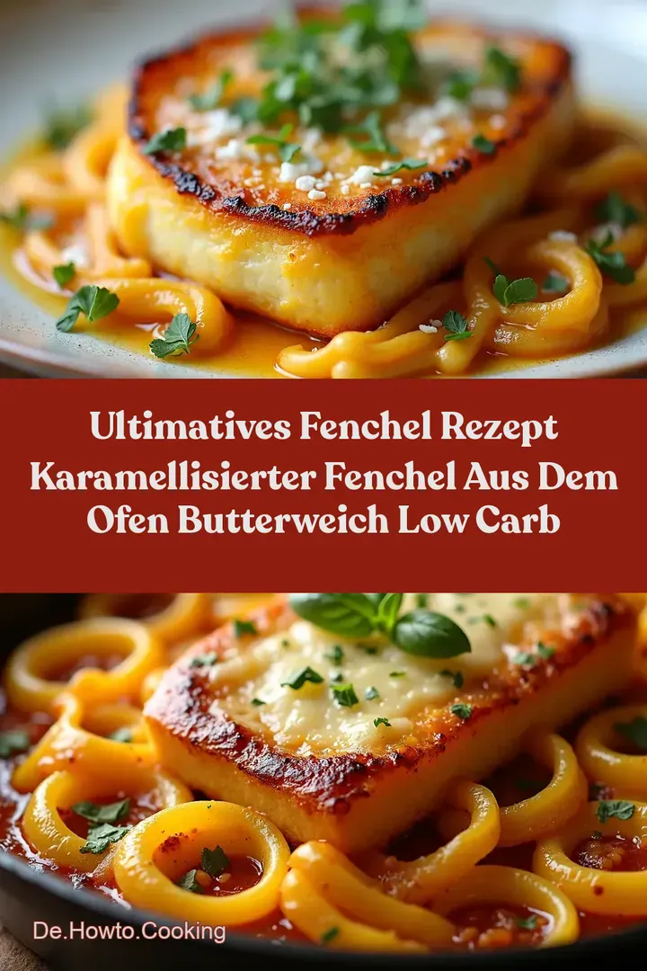 ULTIMATIVES Fenchel Rezept Karamellisierter Fenchel aus dem Ofen Butterweich Low Carb