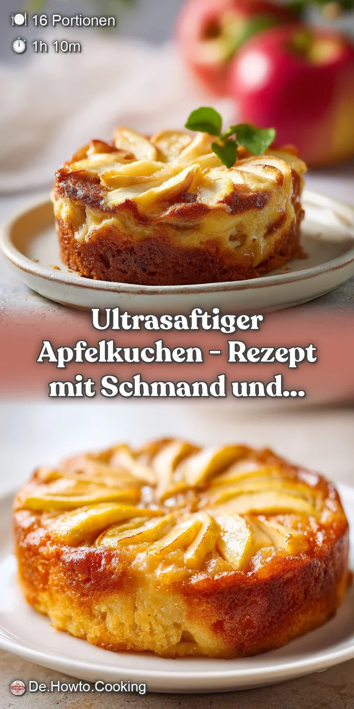 Close-up of a warm, fluffy apple cake slice with glistening baked apple chunks and a hint of cinnamon.