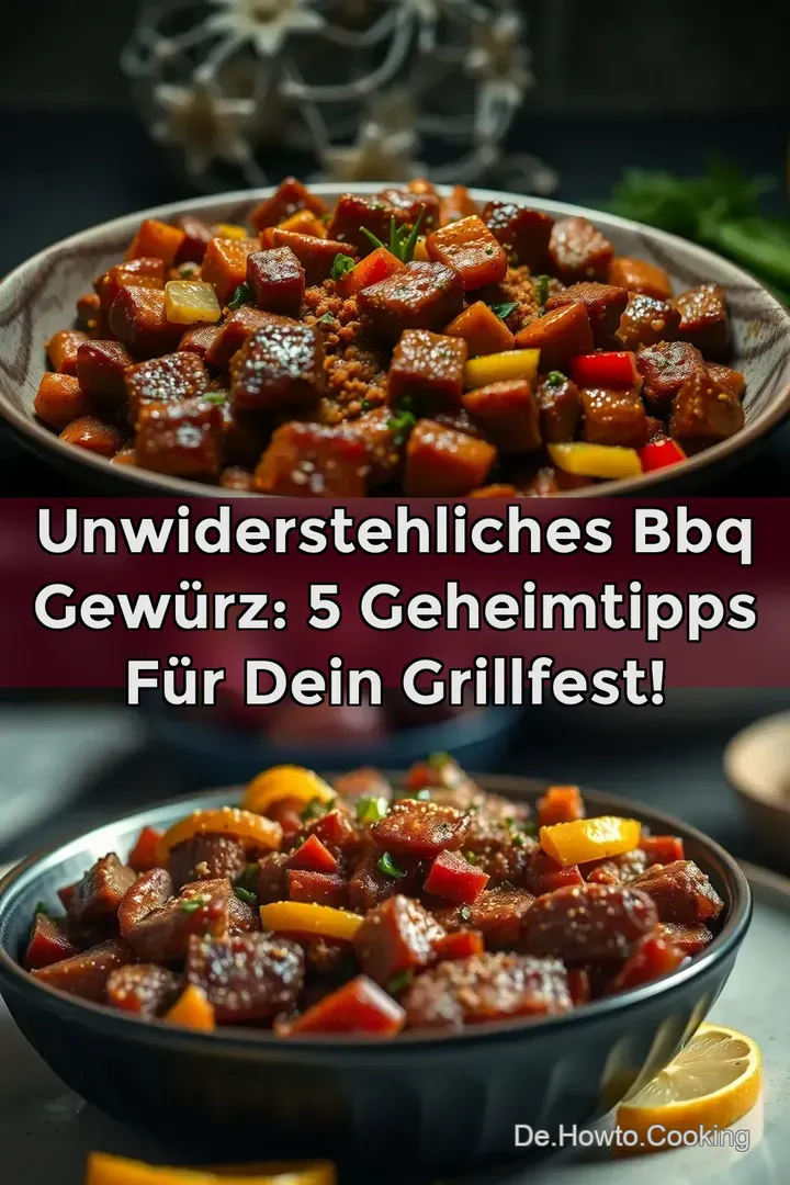 Unwiderstehliches BBQ Gewürz: 5 Geheimtipps für dein Grillfest!