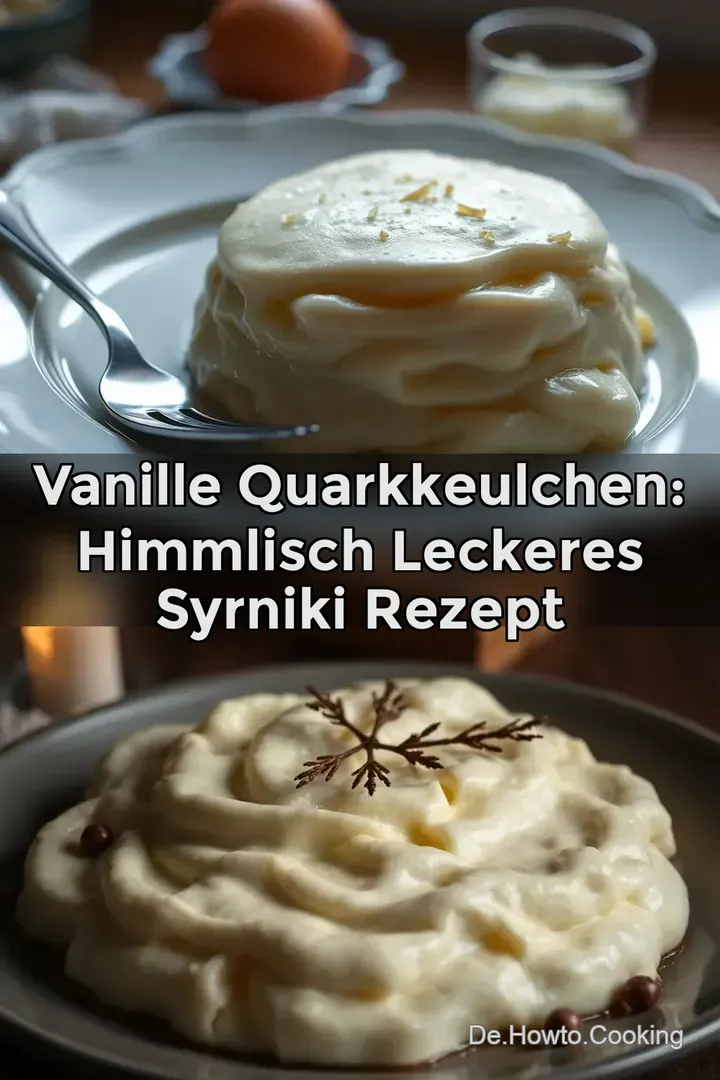 Vanille Quarkkeulchen: Himmlisch leckeres Syrniki Rezept