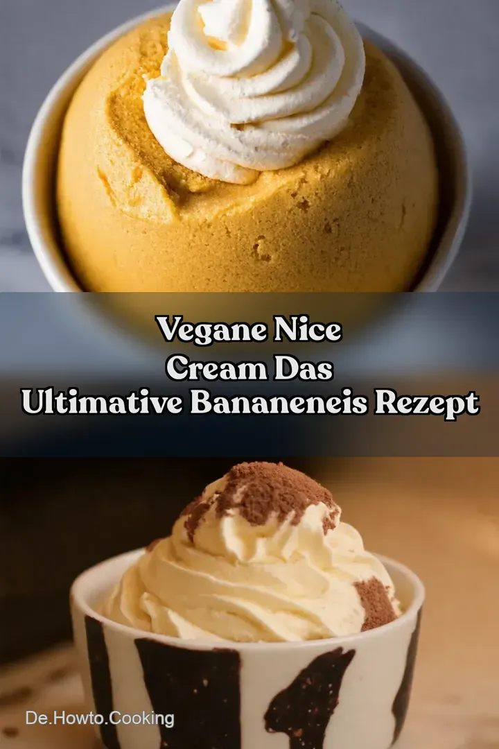 Vegane Nice Cream Das ultimative Bananeneis Rezept