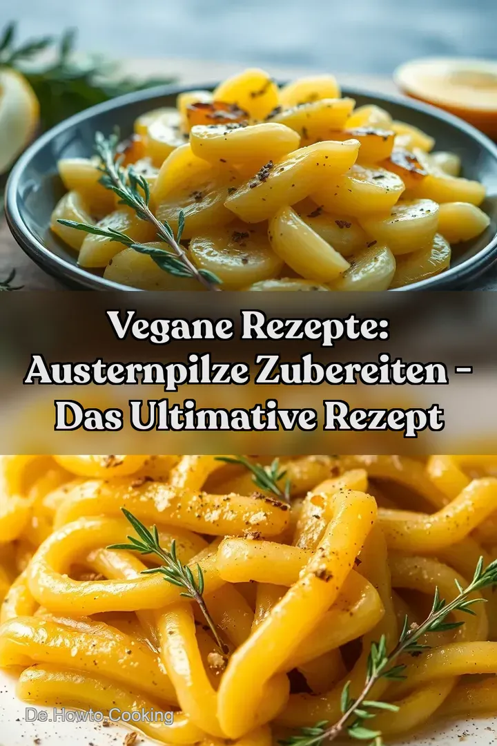 Vegane Rezepte: Austernpilze Zubereiten - Das ultimative Rezept