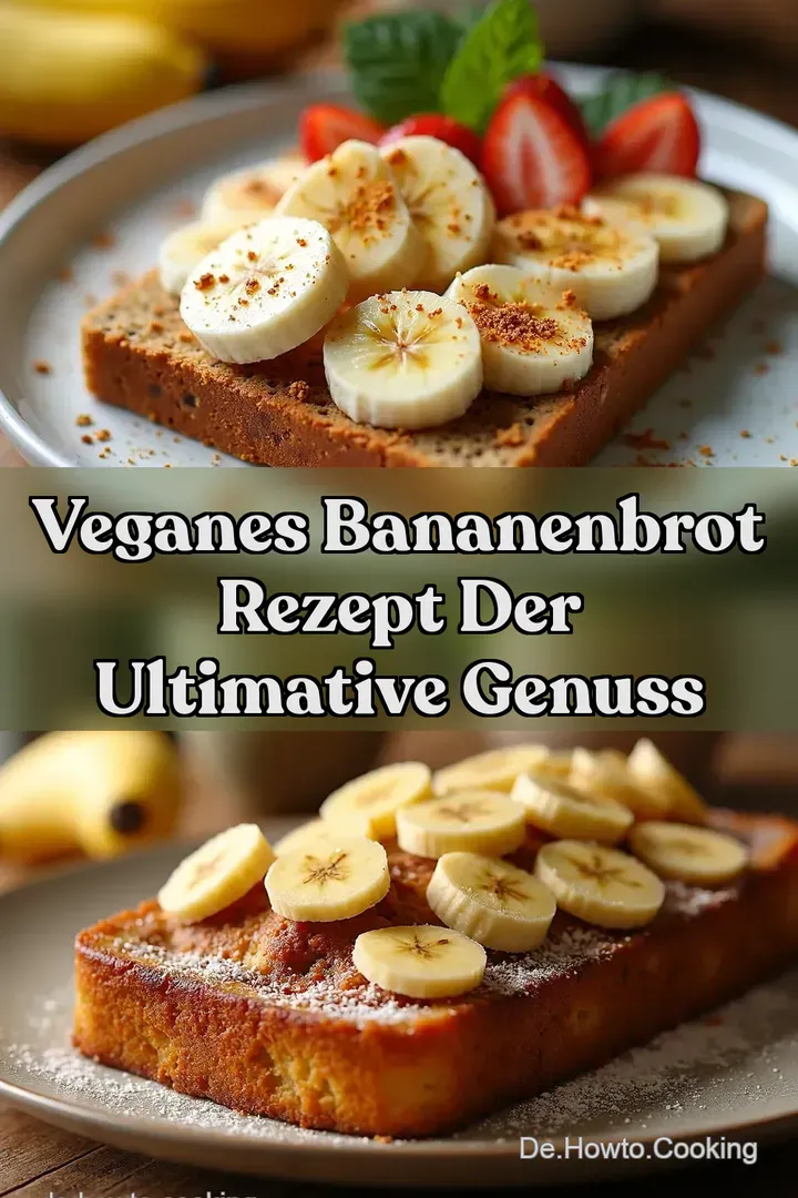 Veganes Bananenbrot Rezept Der ultimative Genuss