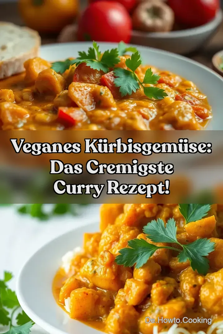 Veganes K&uuml;rbisgem&uuml;se: Das cremigste Curry Rezept!