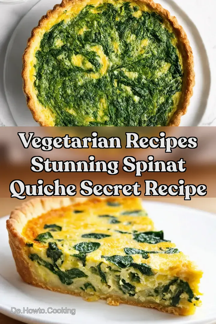 Vegetarian Recipes Stunning Spinat Quiche Secret Recipe