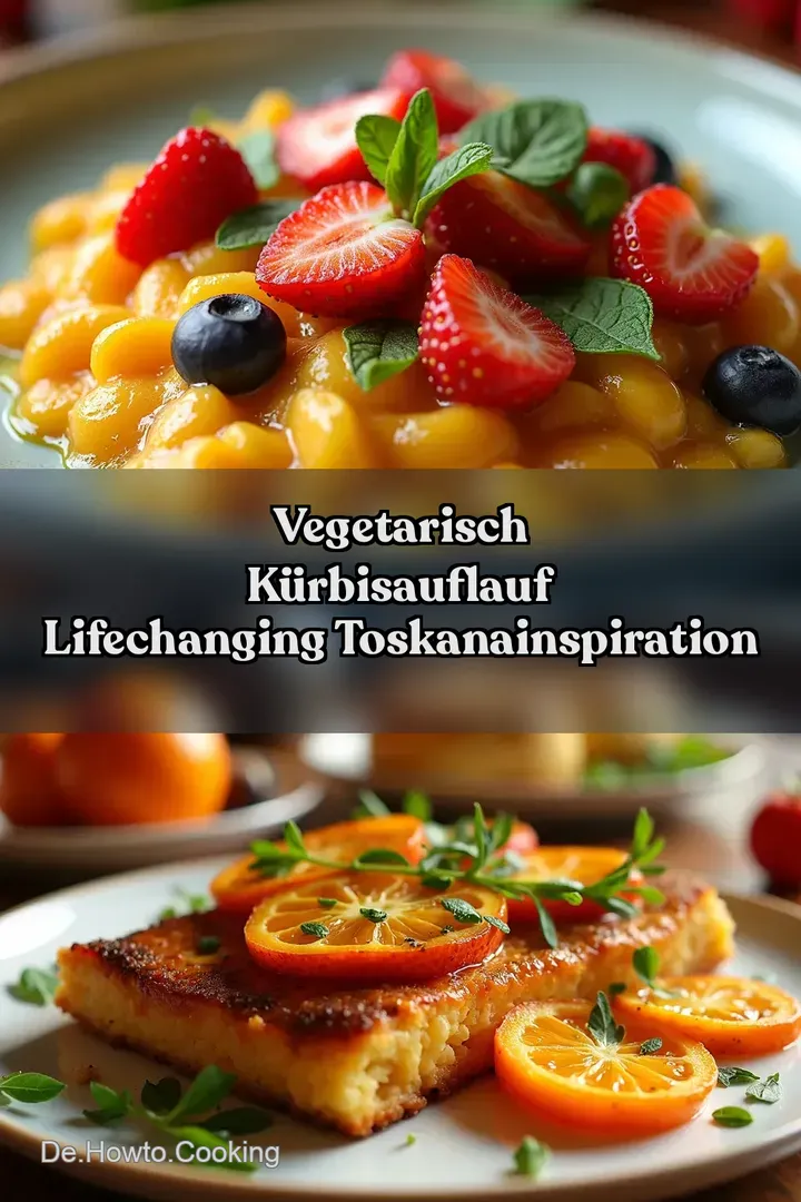 Vegetarisch K&uuml;rbisauflauf LifeChanging ToskanaInspiration