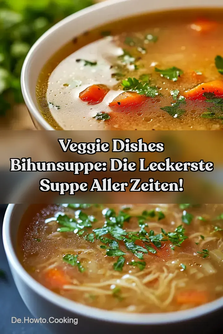 Veggie Dishes Bihunsuppe: Die leckerste Suppe aller Zeiten!