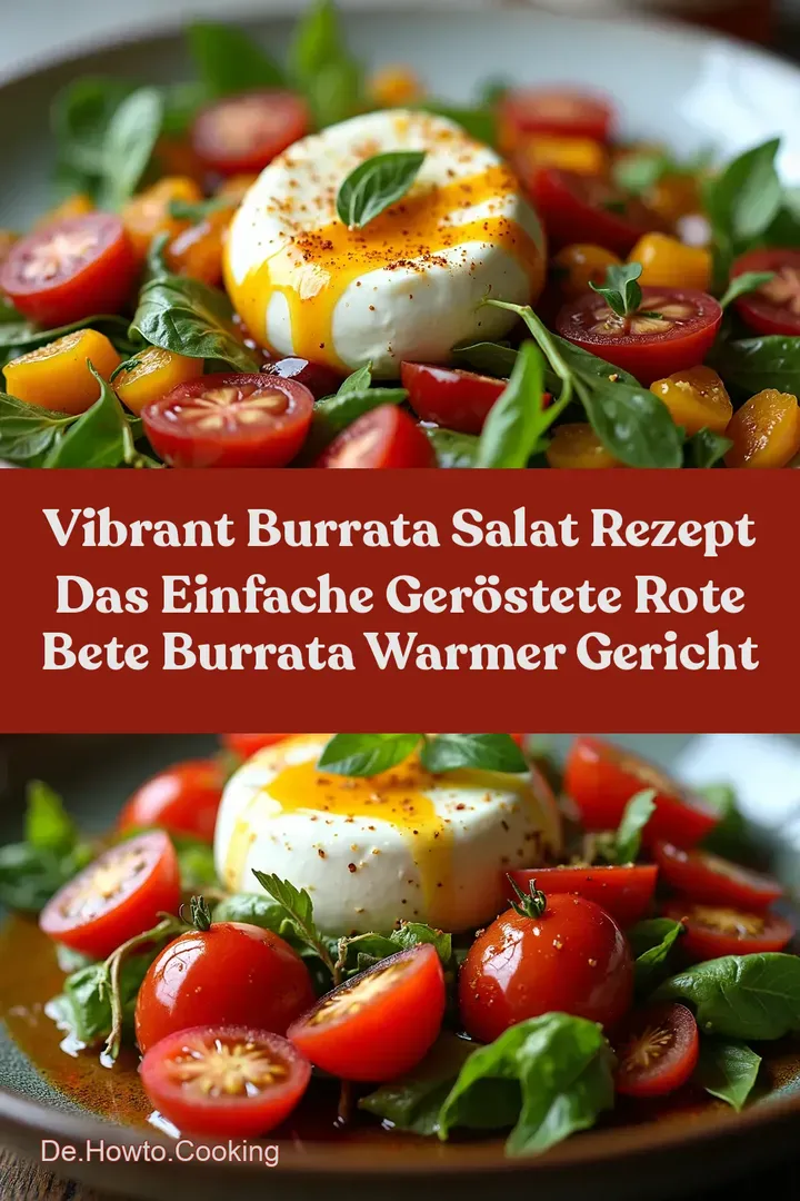 Vibrant Burrata Salat Rezept Das Einfache Ger&ouml;stete Rote Bete Burrata Warmer Gericht