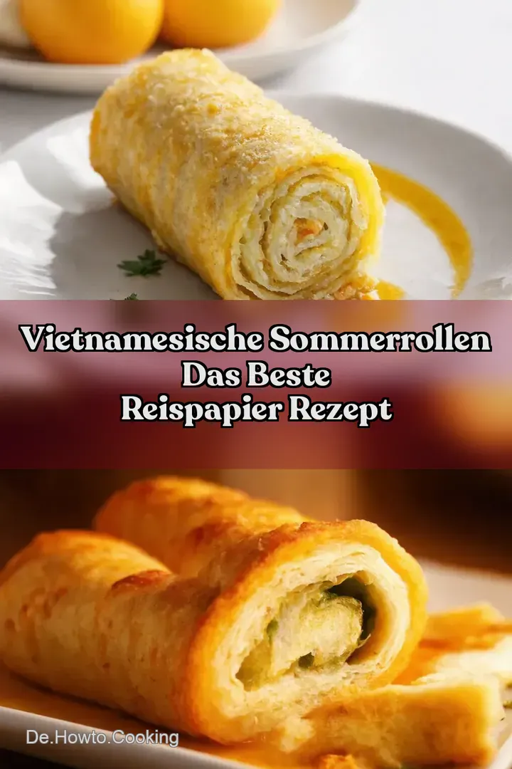 Vietnamesische Sommerrollen Das beste Reispapier Rezept